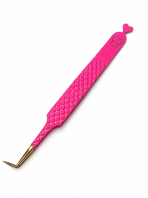 Fiber Grip L-Shaped Tweezers